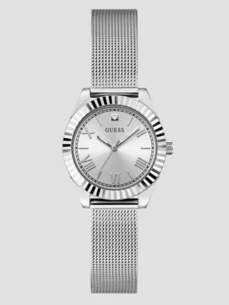 Silver-Tone Analog Watch