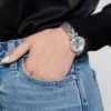 Silver-Tone Analog Watch