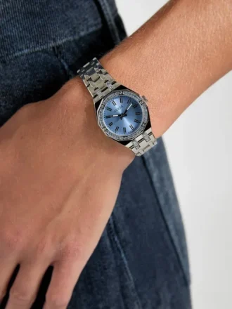 Silver-Tone Analog Watch