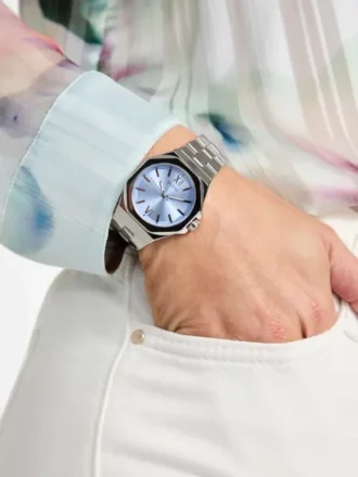 Silver-Tone Analog Watch