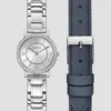 Silver-Tone Analog Watch Box Set
