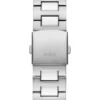 Silver-Tone and Black Multifunction Watch
