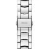 Silver-Tone and Crystal Multifunction Watch