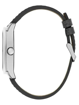 Silver-Tone and Green Multifunction Watch