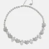 Silver-Tone Chandelier Necklace