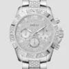 Silver-Tone Chronograph Watch