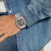 Silver-Tone Chronograph Watch