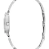 Silver-Tone Crystal Analog Watch