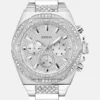 Silver-Tone Multifunction Watch