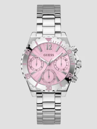 Silver-Tone Multifunction Watch