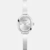 Silver-Tone Oval Analog Watch