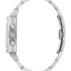 Silver-Tone Square Multifunction Watch