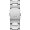 Silver-Tone Square Multifunction Watch