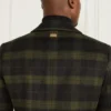 Single Breasted Plaid Coat