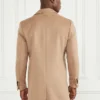Single Breasted Wool-Blend Coat