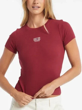 Slim Embroidered Logo Tee