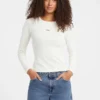 Slim Embroidered Logo Tee