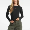 Slim Embroidered Logo Tee