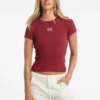 Slim Embroidered Logo Tee