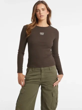 Slim Embroidered Logo Tee