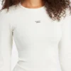 Slim Embroidered Logo Tee