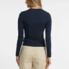 Slim Embroidered Long-Sleeve Tee