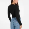 Slim Embroidered Long-Sleeve Tee
