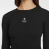 Slim Rib-Knit Star Tee