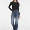 Slim Rib-Knit Star Tee