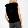 Sophy Hooded Faux-Fur Vest