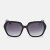 Square-Geometric Plastic Sunglasses