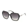 Square-Geometric Plastic Sunglasses