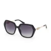 Square-Geometric Plastic Sunglasses
