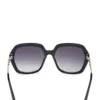 Square-Geometric Plastic Sunglasses