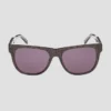 Square Logo Print Plastic Sunglasses