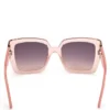 Square Quattro G Plastic Sunglasses