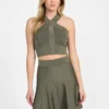 Staci Halter Sweater Top