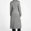 Stefania Sequin Herringbone Coat