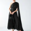 Stephany Pleated Gown