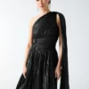 Stephany Pleated Gown
