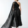 Stephany Pleated Gown