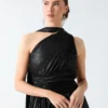 Stephany Pleated Gown