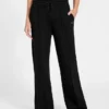 Straight Wide-Leg Pants