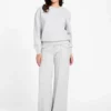 Straight Wide-Leg Pants