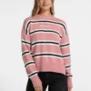 Striped Logo Sweater