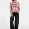 Striped Logo Sweater