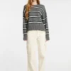 Striped Logo Sweater