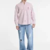 Striped Long-Sleeve Pocket Shirt