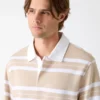 Striped Polo Sweater