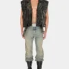 Studded Leather Vest